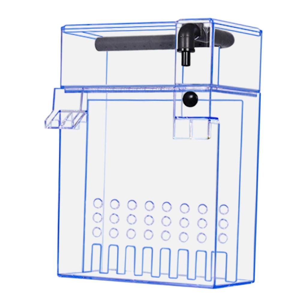 Klarer Aquarienfilterkasten Hängendes Doppelfiltersystem Einfache Installation Leiser Betrieb für Aquarium Schildkrötenbecken