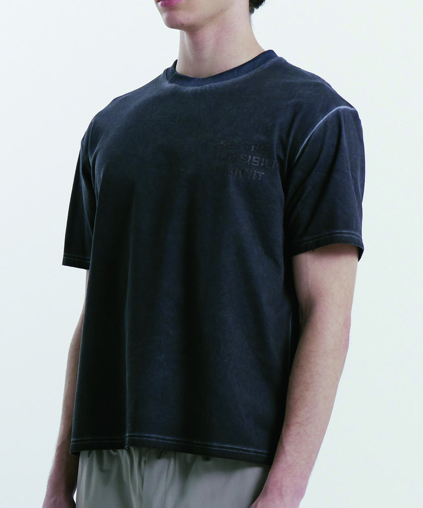 Peullaeniteu [2Pack] Quick-Dry Pigment Semi-Overfit Short Sleeve T-Shirt (Type A)