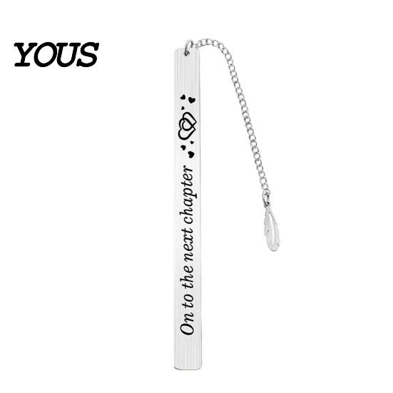 Strong Metal Page Marker Frosted Bookmark, Engraved Marker, Thin Book Mark Bookmark for Students Teachers, Graduation Christmas Gift Lovers