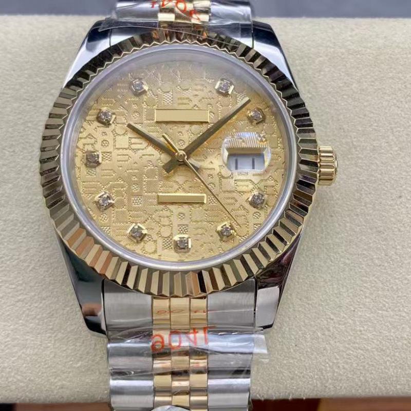 Laojia Diary Series Rhinestone Inlaid Full Steel Mechanical Men's Watch