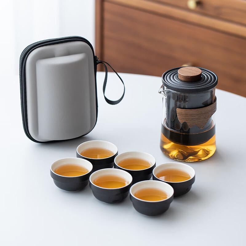 Portable Ceramic Travel Tea Set