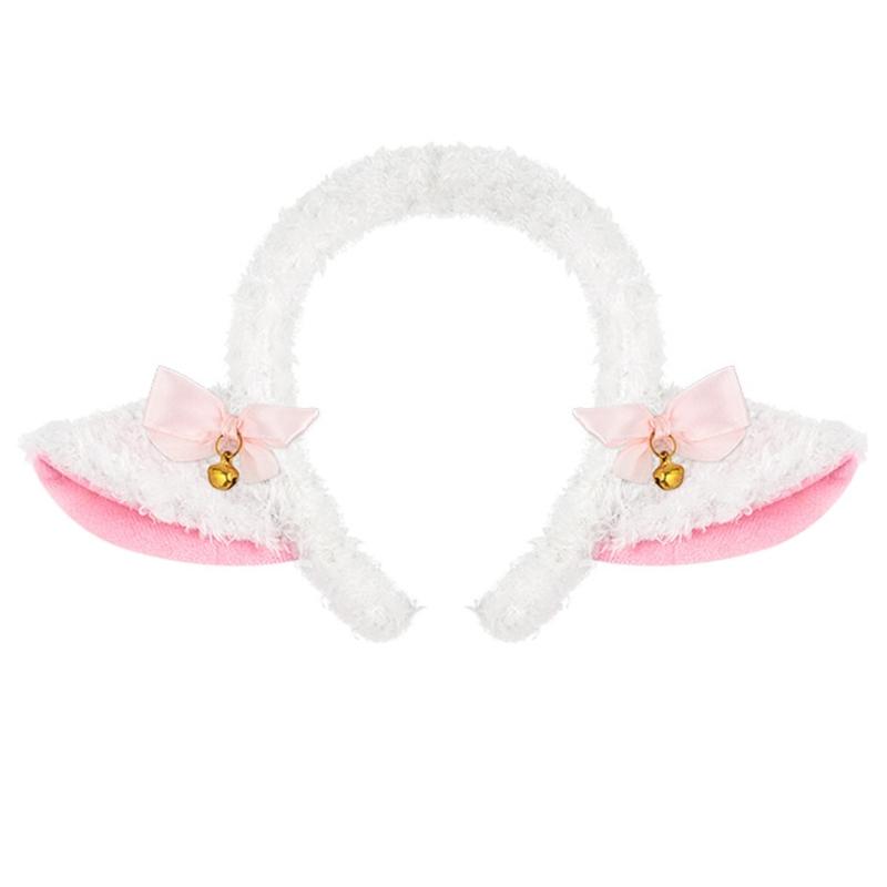 Sheep Animal Costume Accessories Sheep Headband Sheep Tail Skirt Halloween Lamb Outfit for Women Girl Halloween Cosplay