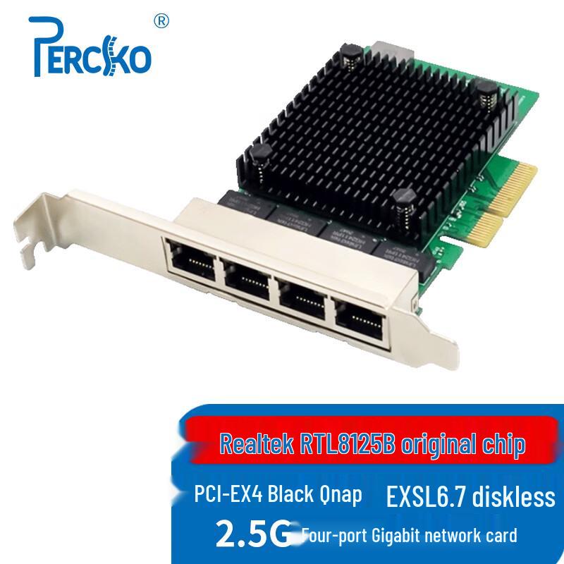 PERCKO 2.5G PCI-E Ethernet Network Adapter