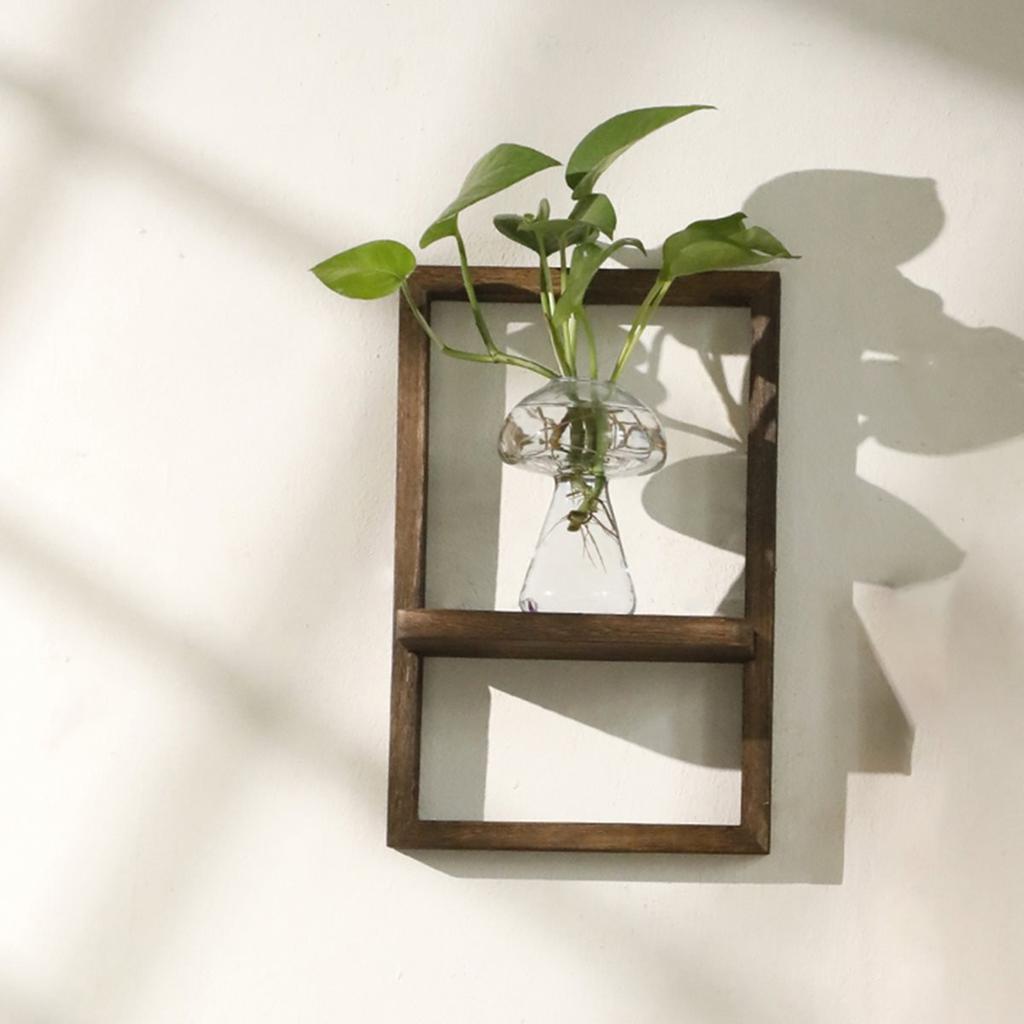 Wooden Display Shelf Floating Shelves Rustic Wood Shelves Wall Storage for Kitchen over Toilet Small Wall