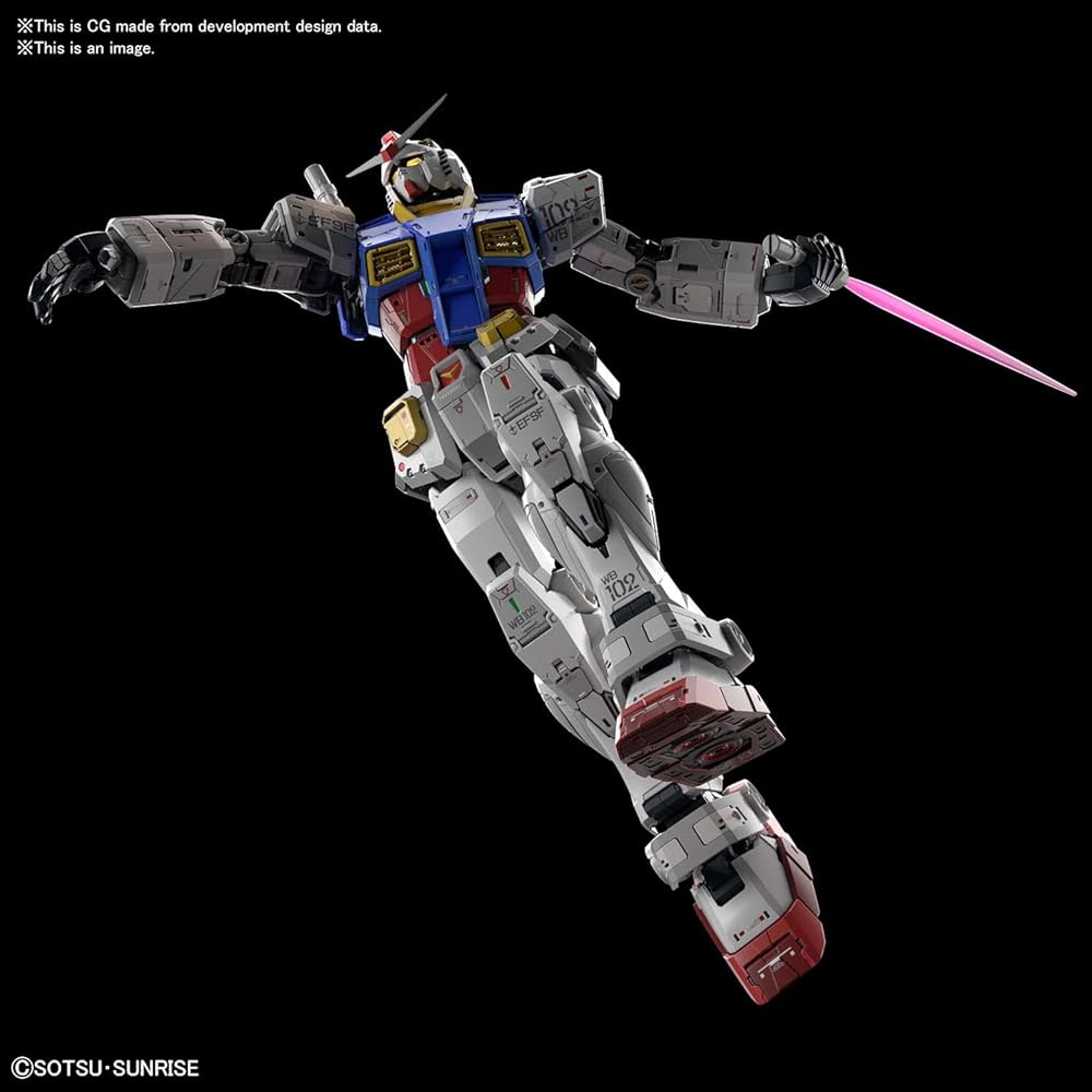 PG Unleashed Gundam RX-78-2 1/60 Scale Color-Coded Plastic Model Kit