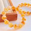 12Mm High Quality Natural Citrine Design Bracelet Bracelet