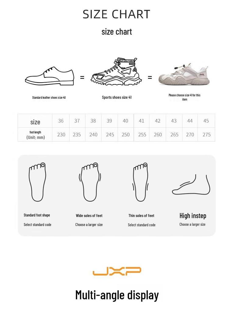 Jeep Summer Unisex Anti-Collision Outdoor Hiking & Casual Shoes