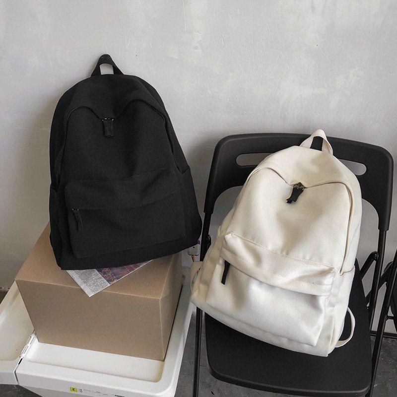 IELGY Schoolbag Student Korean Version Harajuku Backpack Simple Fashion All-Match Campus Style Backpack