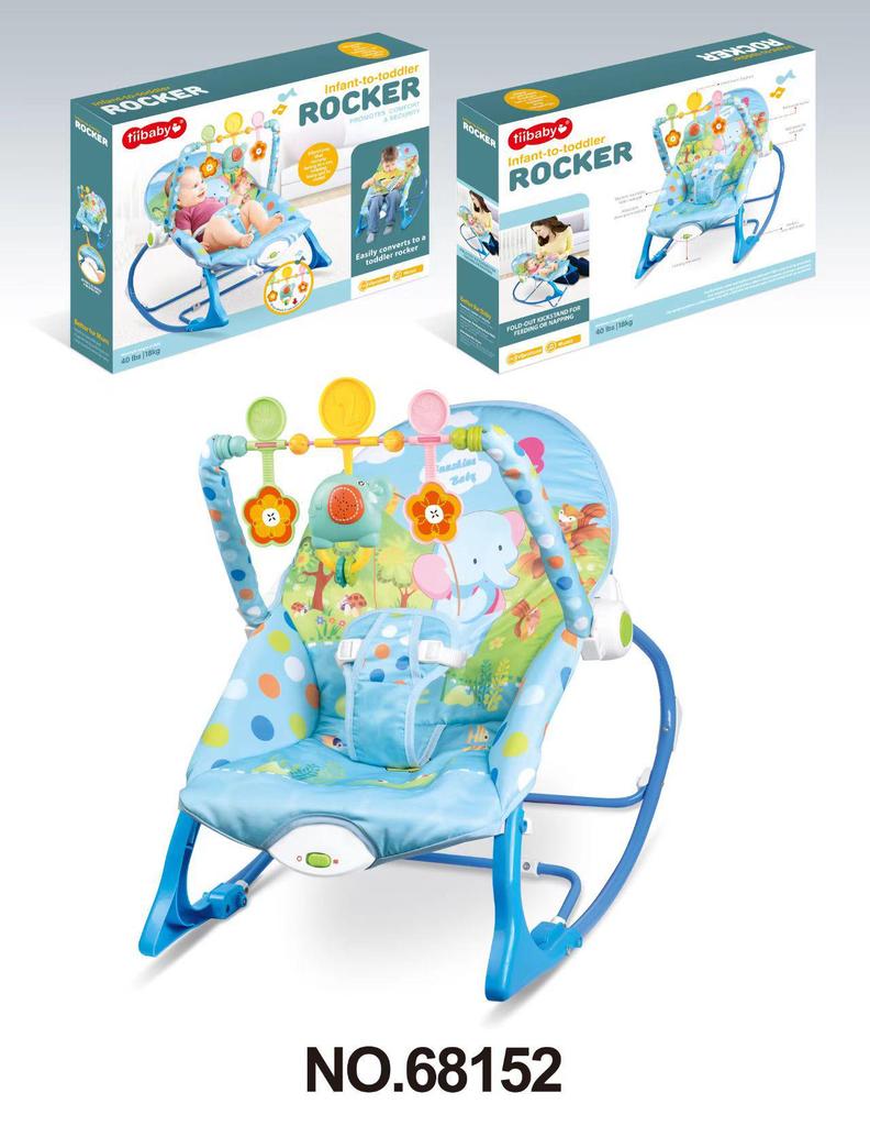Baby Electric Rocking Chair with Music & Vibration Soothing Cradle Bed