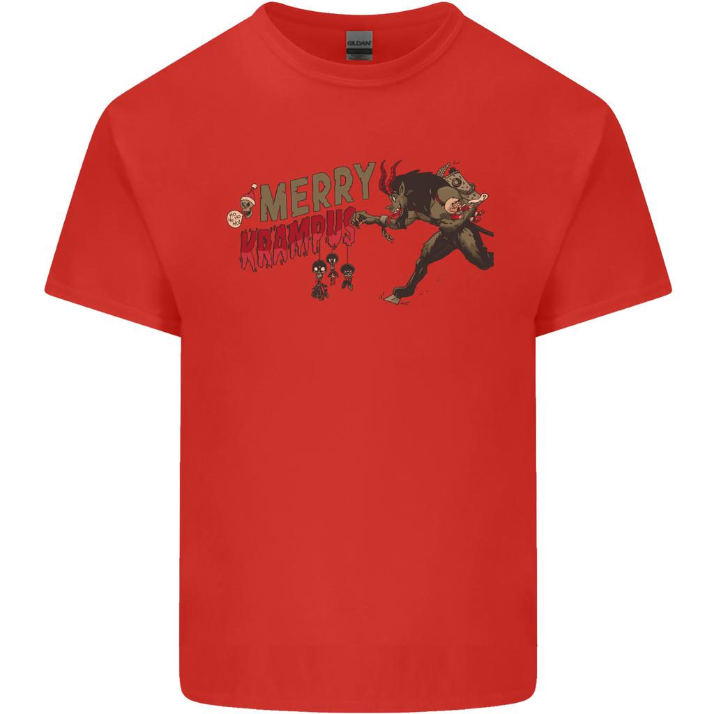 Merry Krampus Funny Christmas Xmas Unisexs Light Cotton TShirt