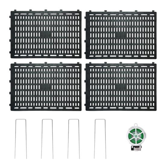 Tree Trunk Protectors Adjustable Expandable Tree Guard Trunk Protector with Twist Ties Preventing Bark Damage from Pruners Animals for Various Size