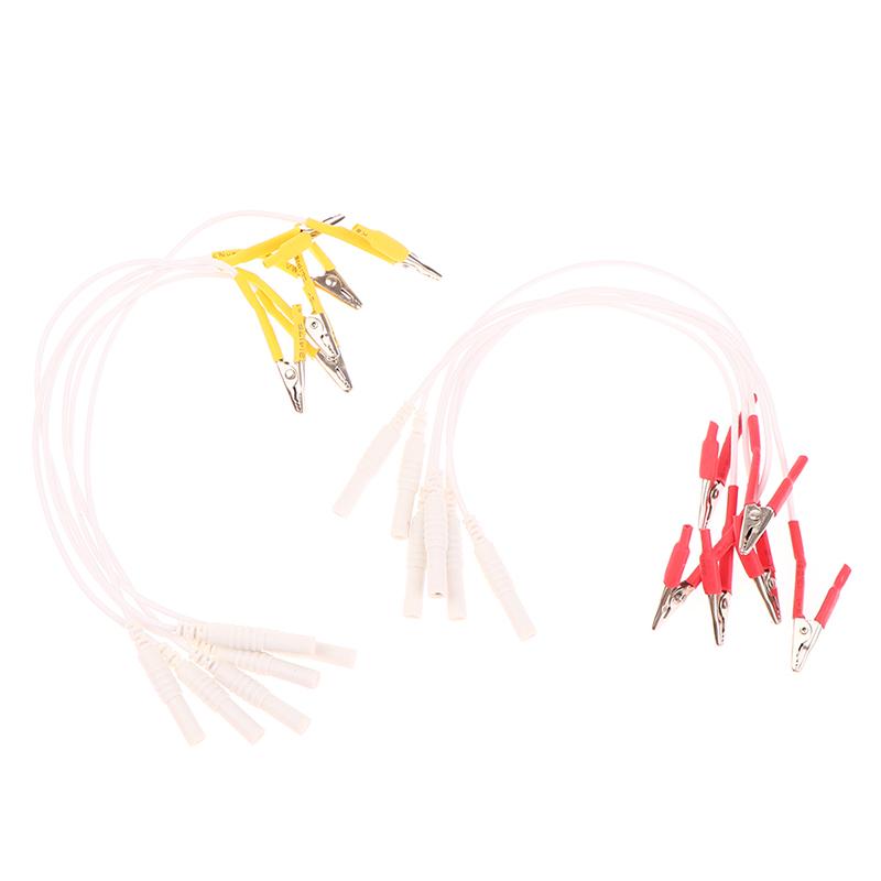 6pcs/lot Alligator Clip Cable, Acupuncture Needles Clip for Electronic Acupuncture Treatment Instrument