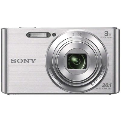 Sony DSCW830 20,1 MP digikaamera 2,7-tollise LCD-ekraaniga (Hõbedane)
