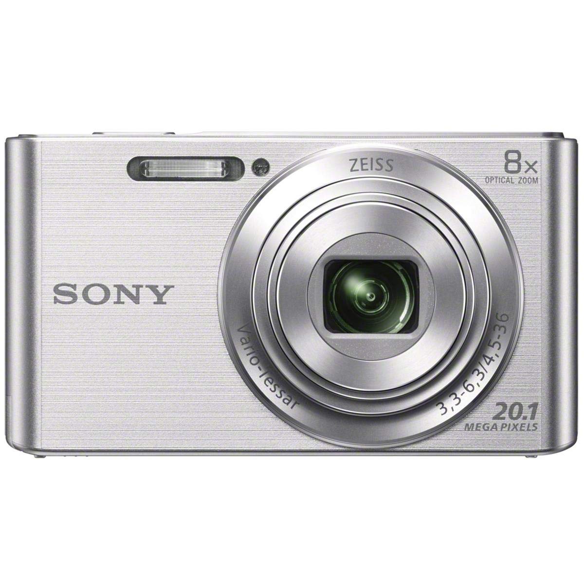 

Цифрова камера Sony DSCW830 20,1 МП із РК-дисплеєм 2,7 дюйма (Срібло)