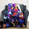 KDA Print Flannel Blanket High Quality Warm Comfortable Cover for All Seasons Perfect for Gifts Home Decor