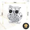 Owl Charm Pendant 925 Owl Bird Bead Charms Zirconia