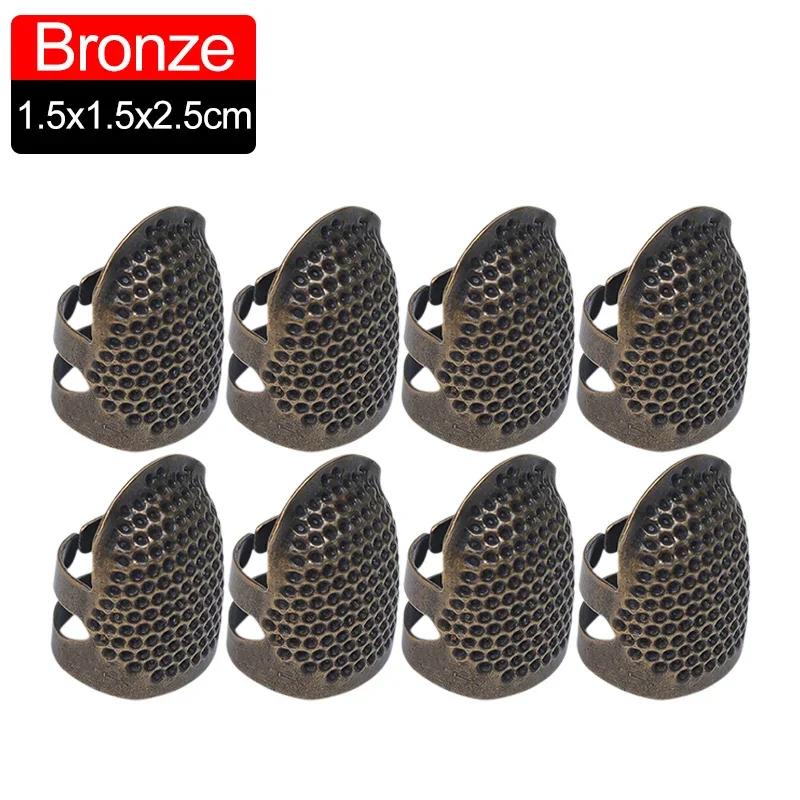 Retro Finger Protector Antique Thimble Ring Handworking Needle Anti Slip Thimble Needles Home DIY Sewing Sets Tools Accessories