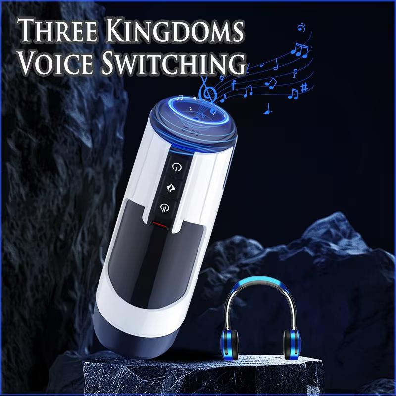 Male Masturbator 5D Flesh Telescopic Automatic Heating Real Voice Oral Masturbator Blowjob Machine Vagina Sex Toy
