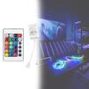 Led Rgb Light Strip Controller With Ir Remote For Home Decor And Dimming