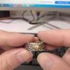 Buyee 925 Sterling Silver Ring Finger Golden Sun Sweet Open Ring for Man Woman  Unique Rock Punk Fine Jewelry Circle