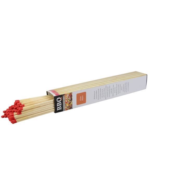 Allumettes - BBQ - 27 cm - Extra longues - Idéales pour barbecue et cheminée - 60 unités
