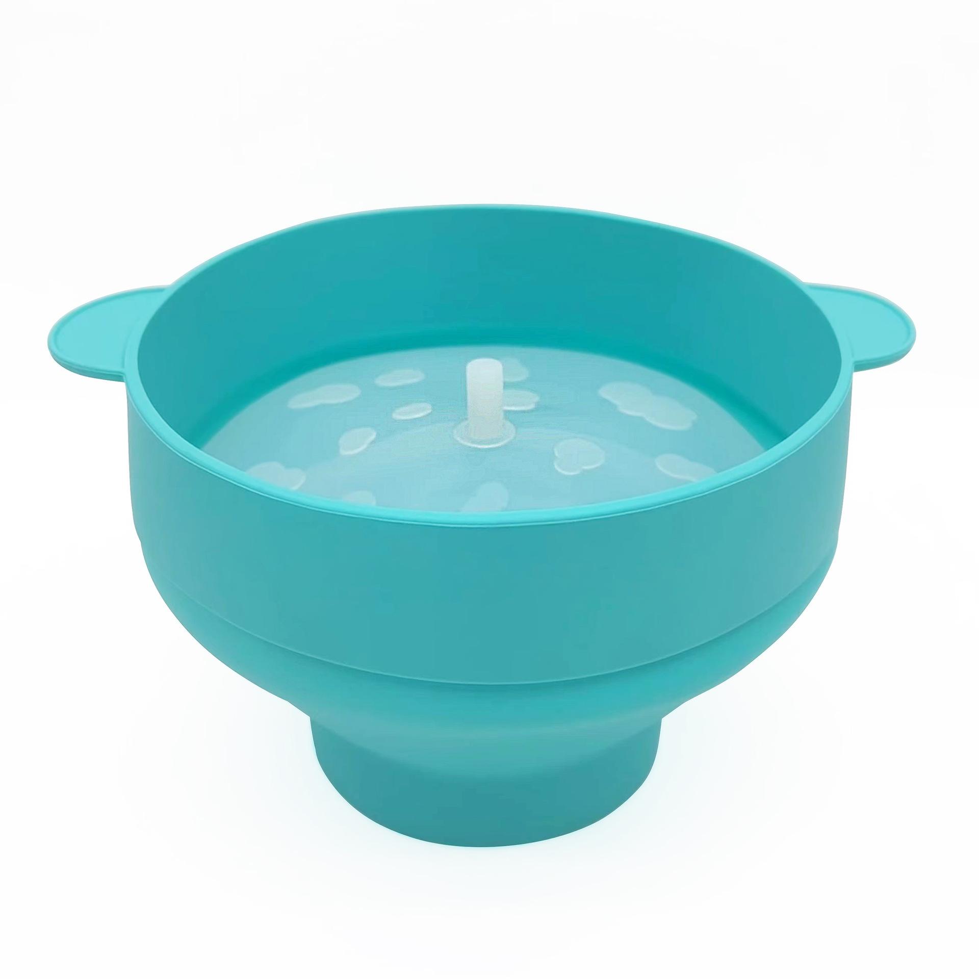 

Силиконовая попкорн для микроволновой печи с крышкой, складная чаша для приготовления попкорна для дома, не содержит бисфенола А и можно мыть в посудомоечной машине