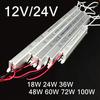 Strip Power Supply 100W AC 220V TO DC 12V 24V Outdoor IP20 Waterproof Dustproof Aluminum Shell Light Strip Driver Transformer