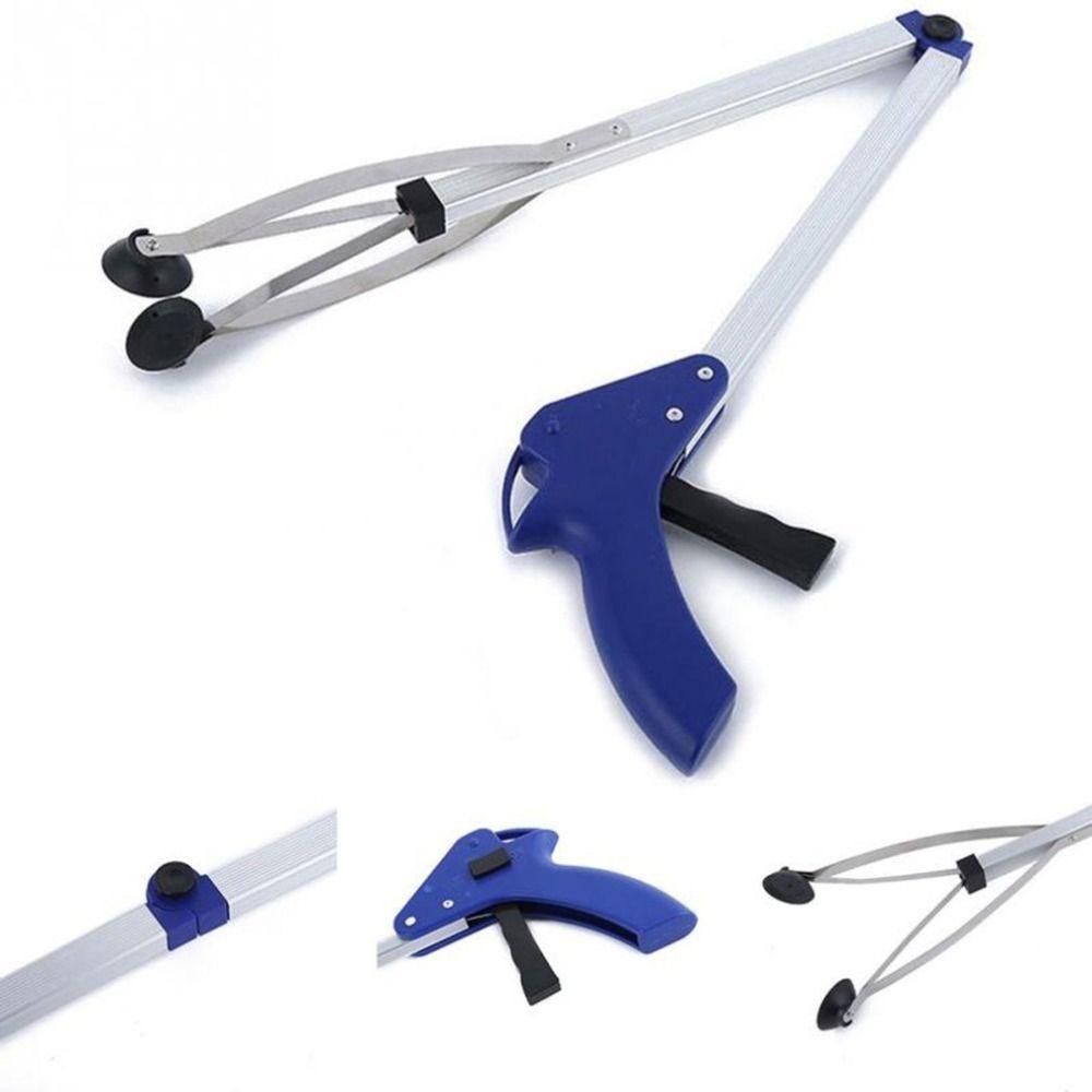 Long Arm Foldable Reacher Grabber Tool Telescopic 83CM Claw Trash Garbage Picker Foldable Extender Gripper Tool Hotel