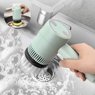 Neue Elektrische Spin Wäscher Reinigung Pinsel Multifunktionale Haushalts Pinsel Draht Küche Wc Schüssel Und Schuh Handheld