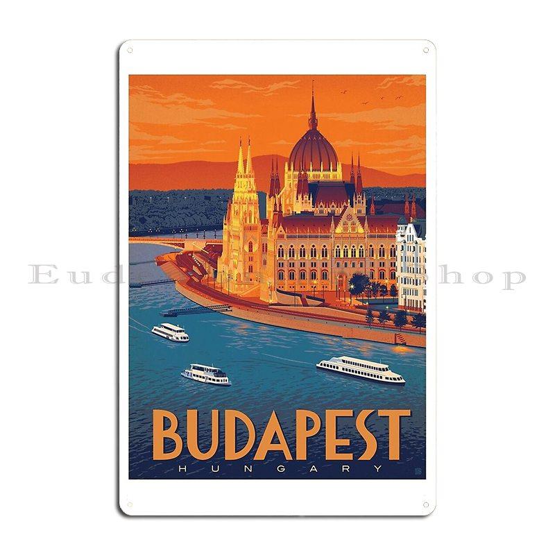 

retro Balaton Lake Budapest Balaton Metal Plaque Poster Decoration Cinema Wall Decor Design Cinema Tin Sign Poster 20x30cm