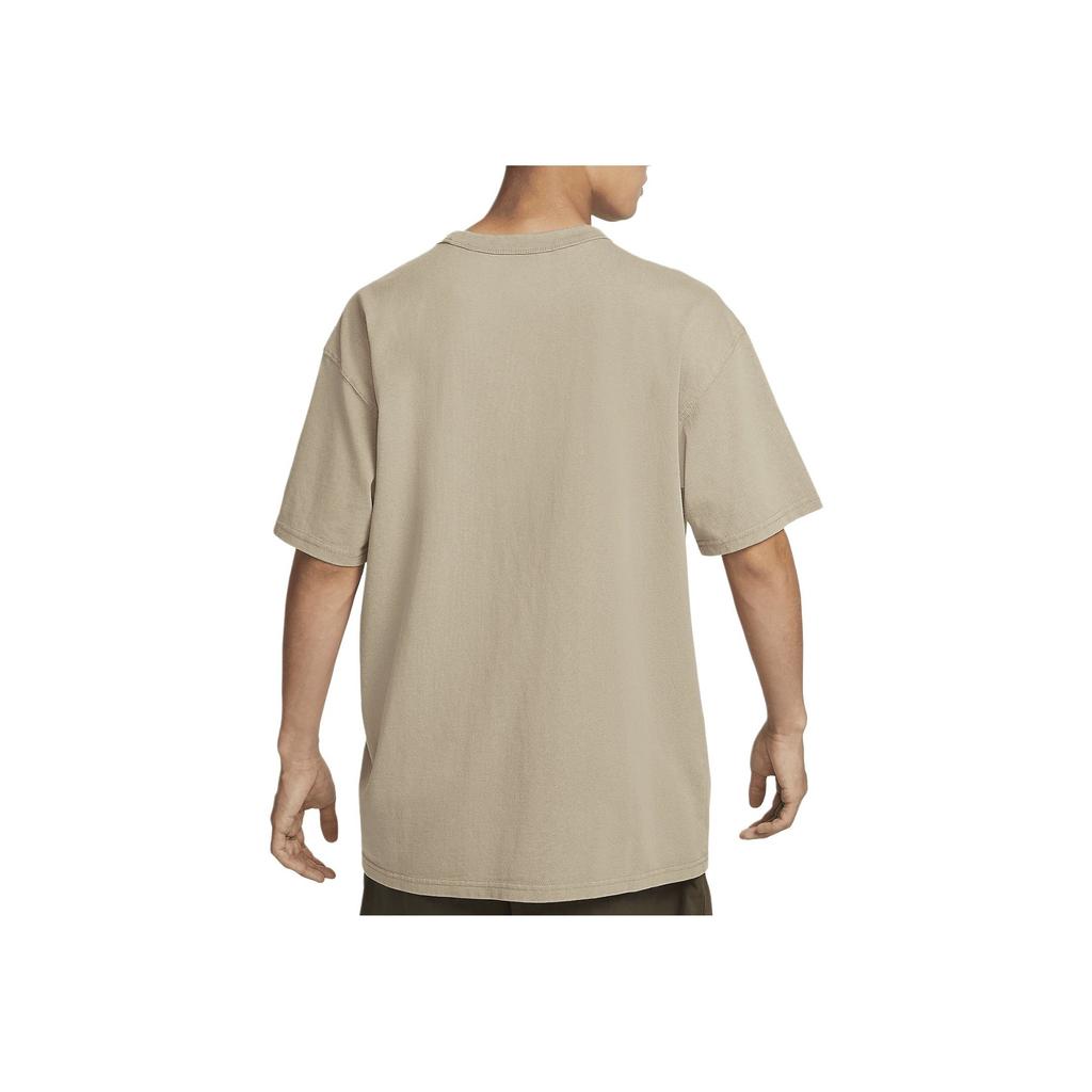 Nike Solid Color Round Neck Casual Pullover Comfortable Short Sleeve T-Shirt Men T-Shirts Brown FZ5384-247