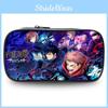 Highcapacity Kaisen Jujutsu Pen Pouch Durable Oxford Fabric Anime Stationery Holder