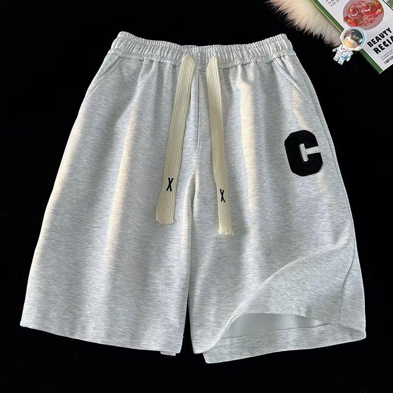 Retro Shorts Men's Summer Sports 5-point Pants Loose Versatile Casual Basketball Mid-pants Summer