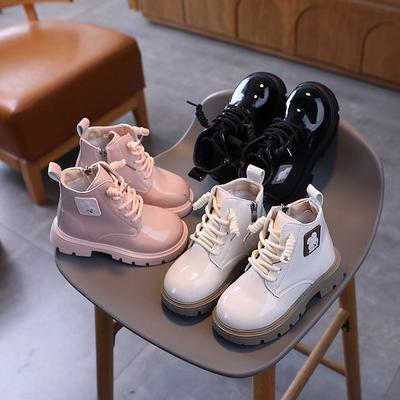 Stiefel für Mädchen Kinderlederstiefel,Baby Martens