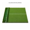 Two-Line Golf Practice Mat with Thickened Insertable Tee and Three-Grass Combination for Swing Training