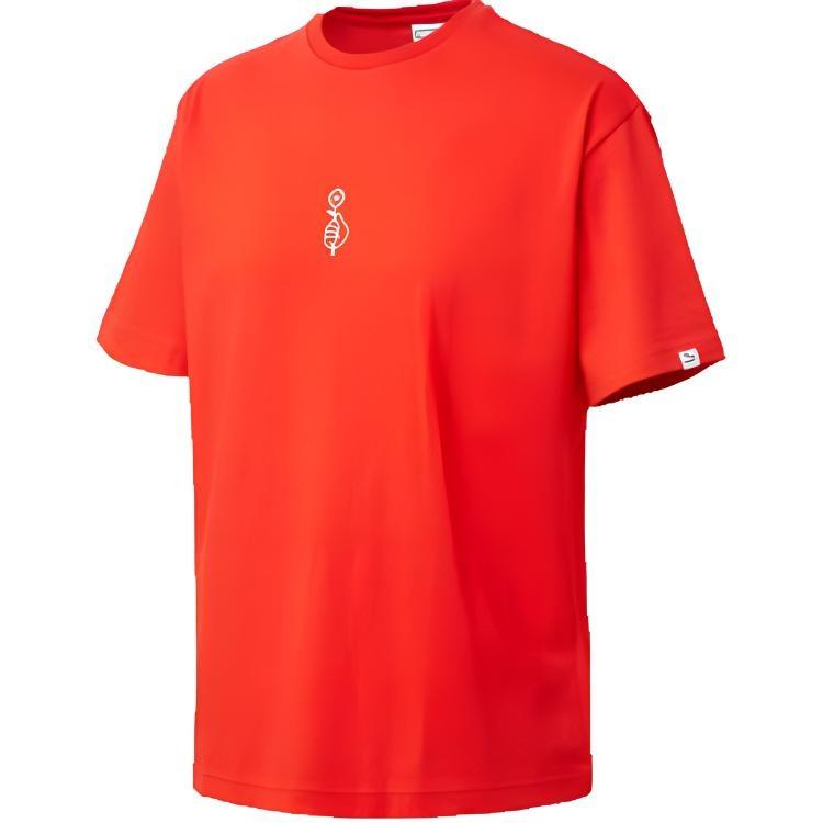 PUMA BTS Crossover Short Sleeve Couple Style Red Men s 578877-02 M