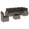 VidaXL Garden Lounge Set with Cushions 7 Pcs, Patio Sofas, Patio Furniture Set, Outdoor Furniture, Grey 3253777