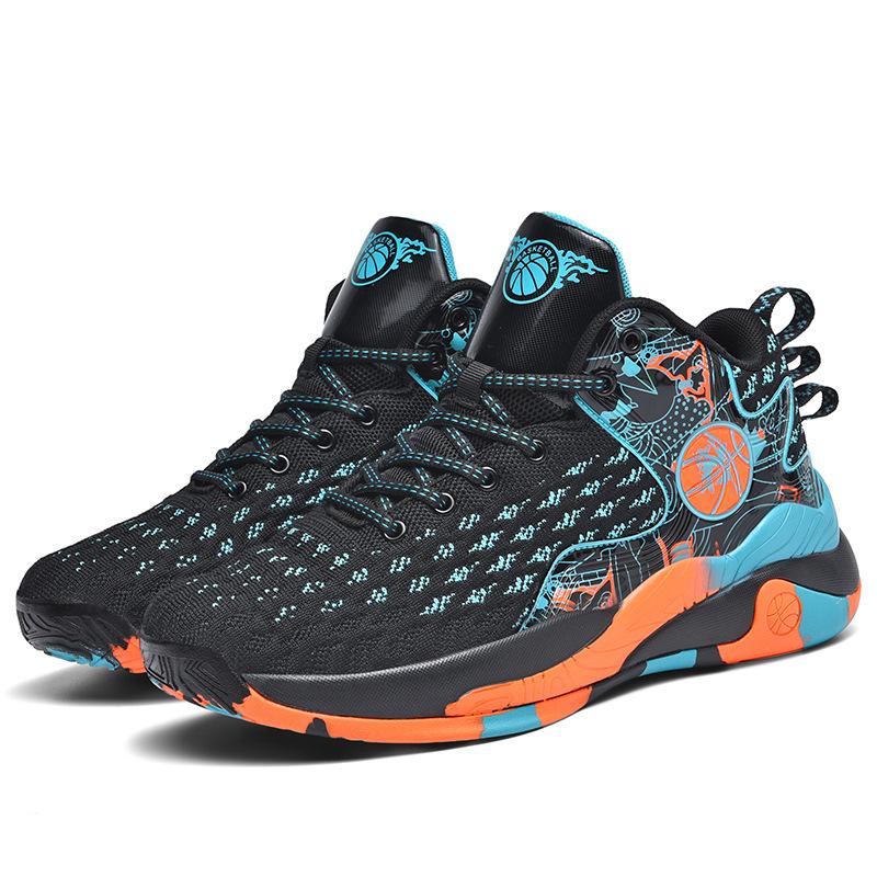 

Large size 48 basketball shoes mesh men s shoes 47 breathable autumn and winter sports shoes students actual combat shock absorption, non-slip and 45