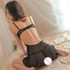 Sexy Lingerie Crotchless Transparent Erotic Babydolls Ultra Sexy Bra Sets Costumes Lace Underwear Women Dress Hollow Intimates
