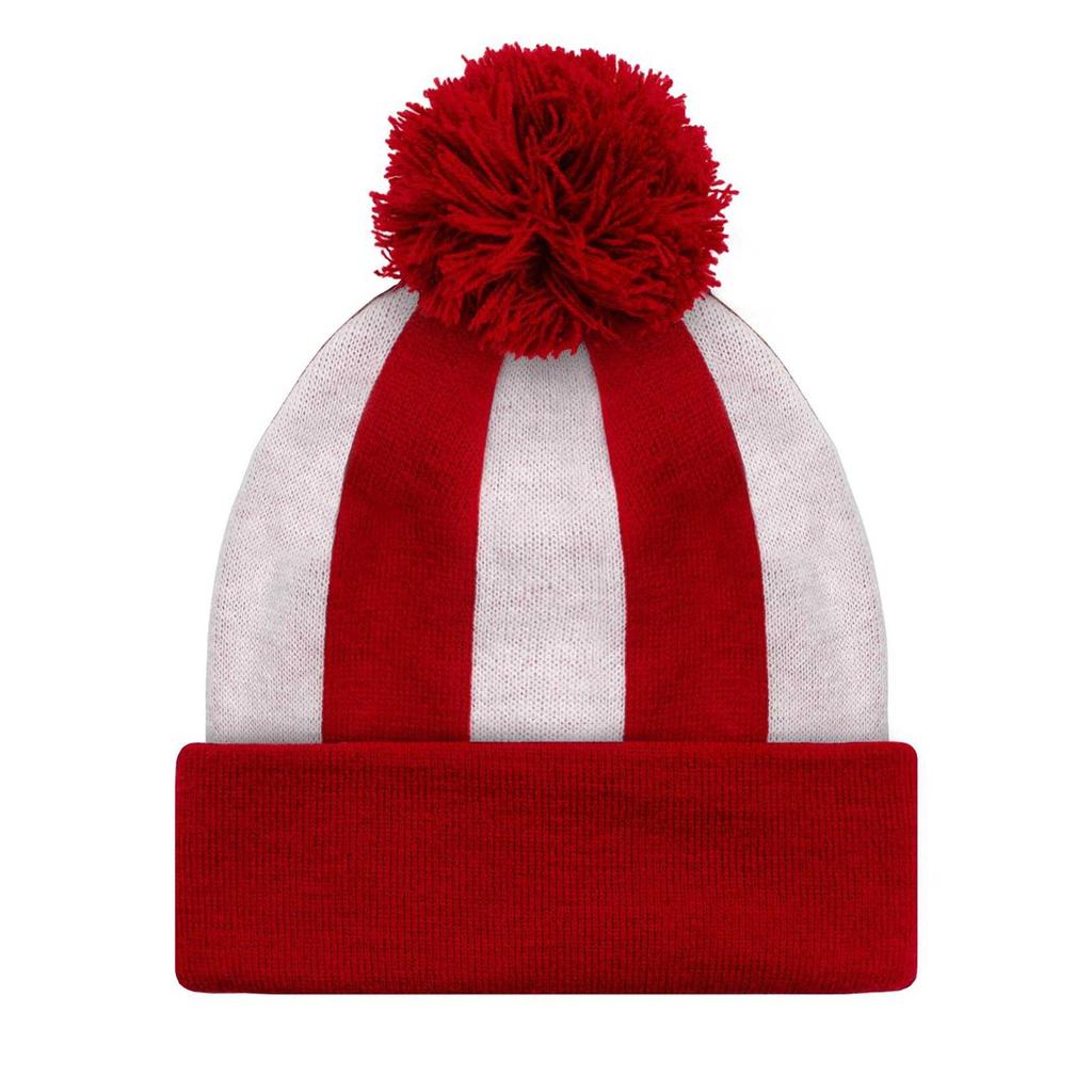 Fan Originals Sunderland Gestreifte Bommelmütze