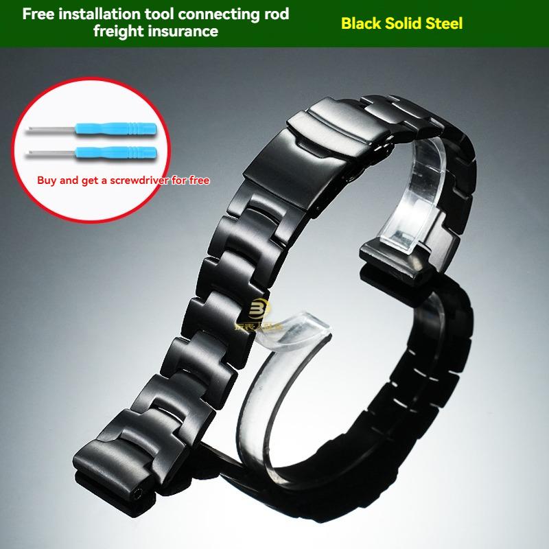 Para Casio PROTREK PRW-2000T/2500/3500/5000/5100/PRG-260 PRG-270 PPremium Correa de Reloj de Acero Inoxidable 304 para Entusiastas del Aire Libre