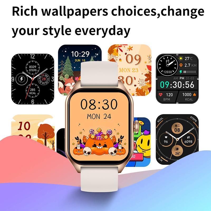 Intelligent Smart Watch Men Women Bluetooth 5.1 Call Online Fitness Waterproof Sport Wrist Smartwatch For Ios Android Phone