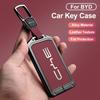 Zinc Alloy Car Key Protective Cover For Nfc Card Remote Key Cover, Suitable For Byd Tang Dm, Han Ev, Song Pro, Qin Plus Dmi