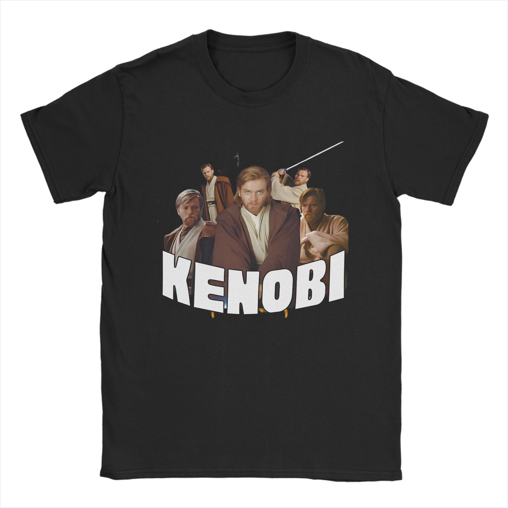 

Obi-Wan Kenobi Space T Shirt Mens Jesus Retro Collage Streetwear 100% Cotton T Shirts Summer O Neck Tee Shirt Big Size Tops 4XL