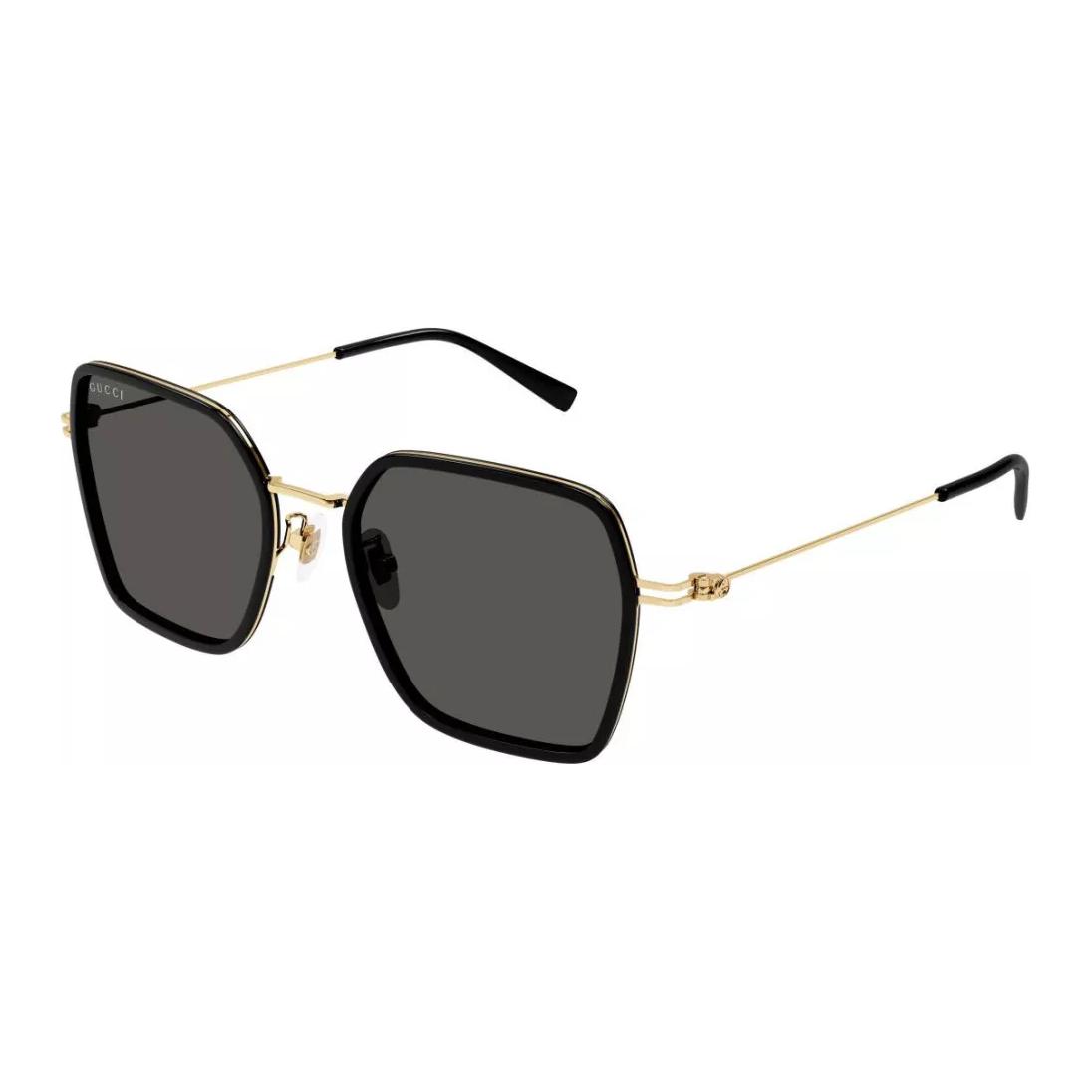 

GUCCI Logo Design Metallic Butterfly Sunglasses Women s Gold 53 золотой