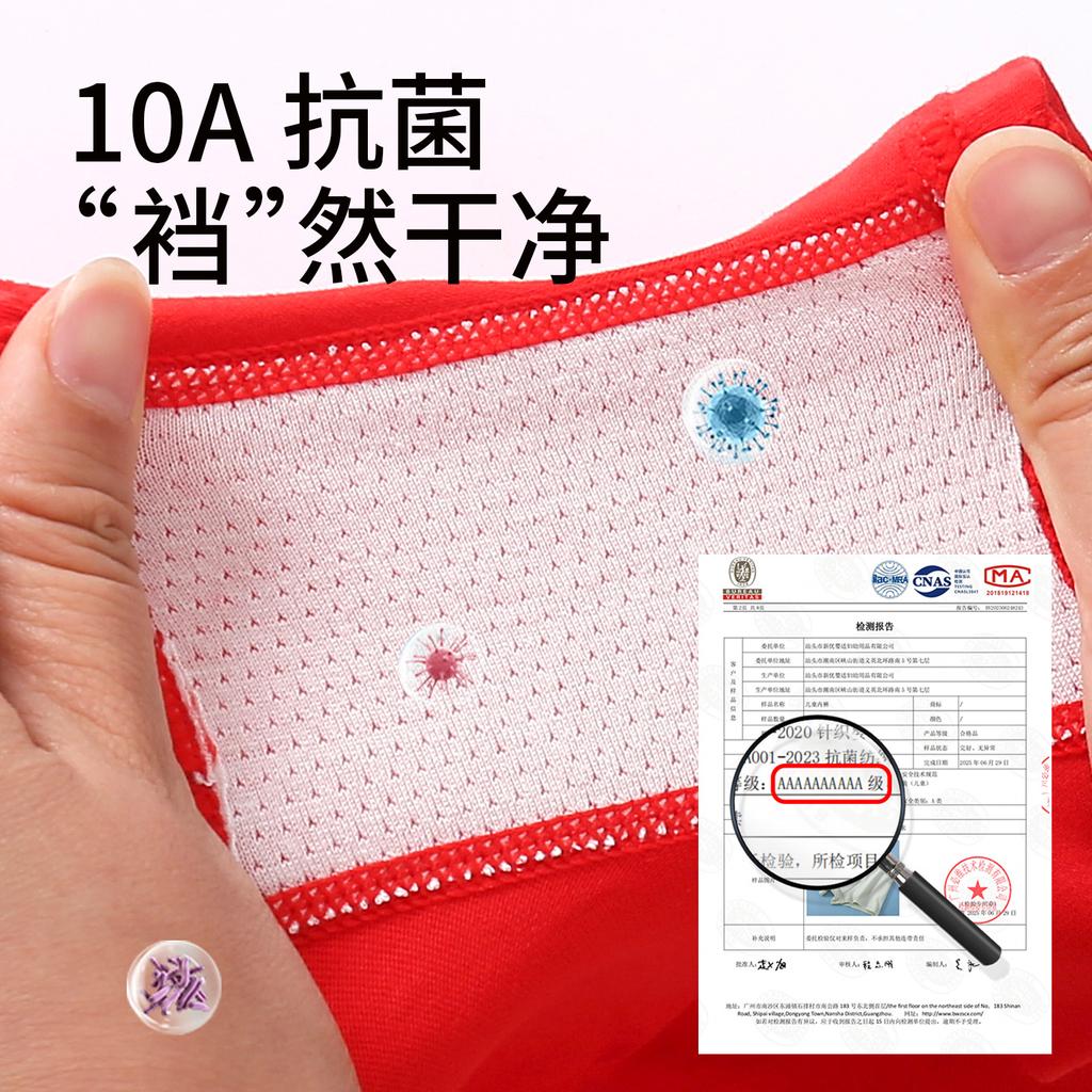Children's Zodiac Year Red Underwear