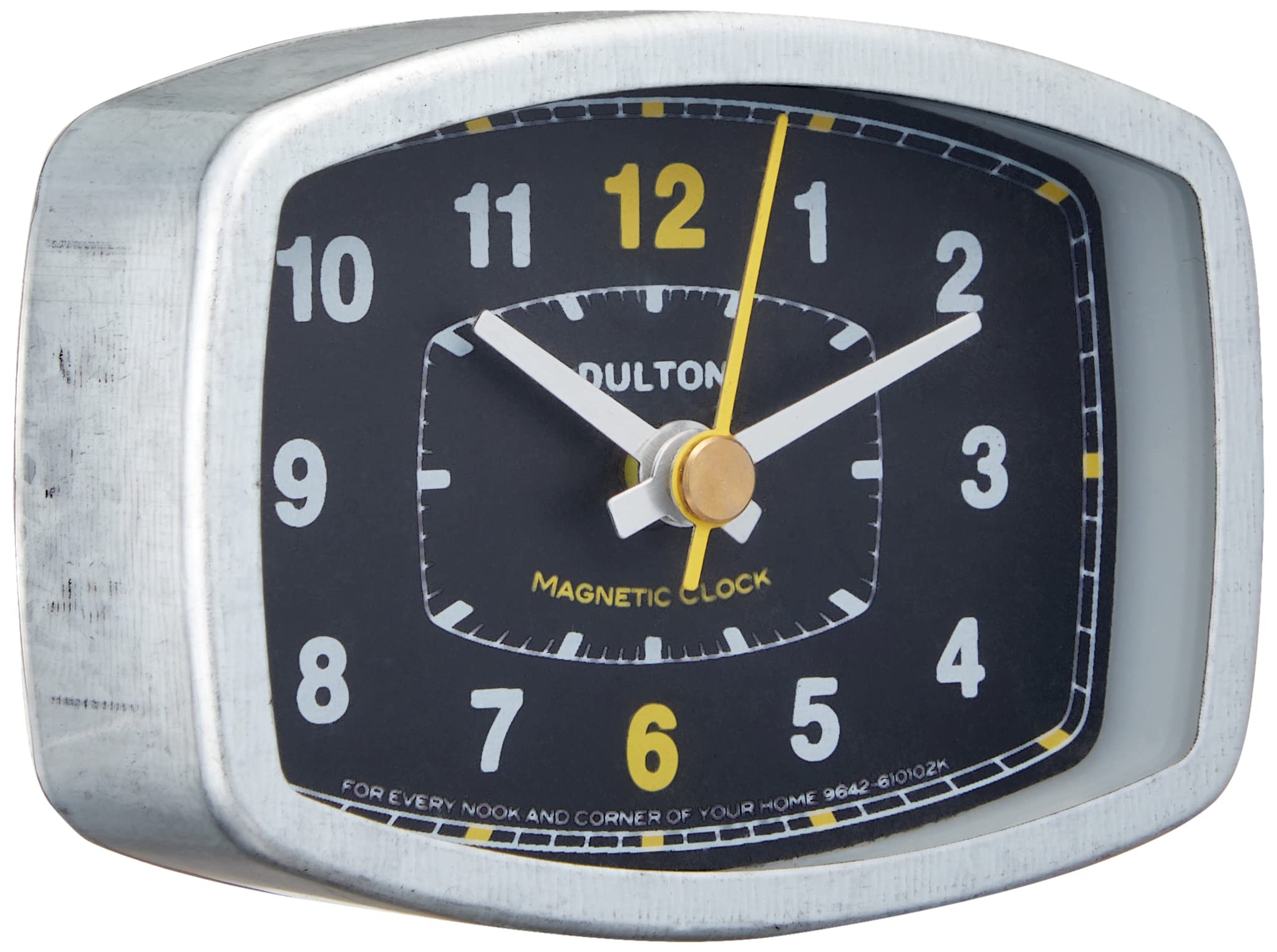 

Dulton Магнитные часы Прямоугольные Черные Маленькие часы с магнитом Высота 51мм Ширина 71мм Глубина 22мм H20-0244RCBK чёрный