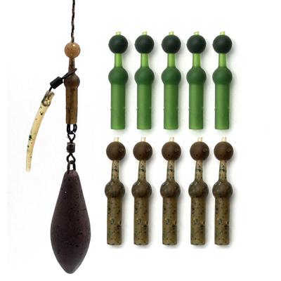10 stuks Karpervissen Accessoires Anti-Tangle Sleeves Voor Karper Feeder Vissen Helikopter Hair Rigs Kraal Vissen Tackle Uitrusting