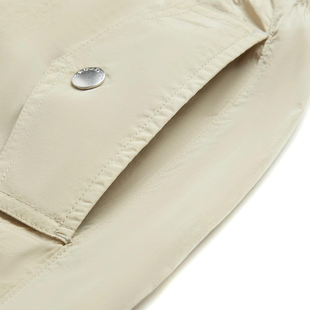 Li Ning Sports Lifestyle Series Solid Color Mid Waist Comfortable Breathable Loose Casual Long Skirt Women Skirts Foam-Khaki ASKU158-1