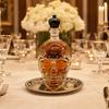 Yousheng Totenkopf Whiskey Karaffe, 500ml Gotische Glasflasche mit Stopfen, Halloween Spirituosen Spender für Hausbar, Gruselige Likör Karaffe